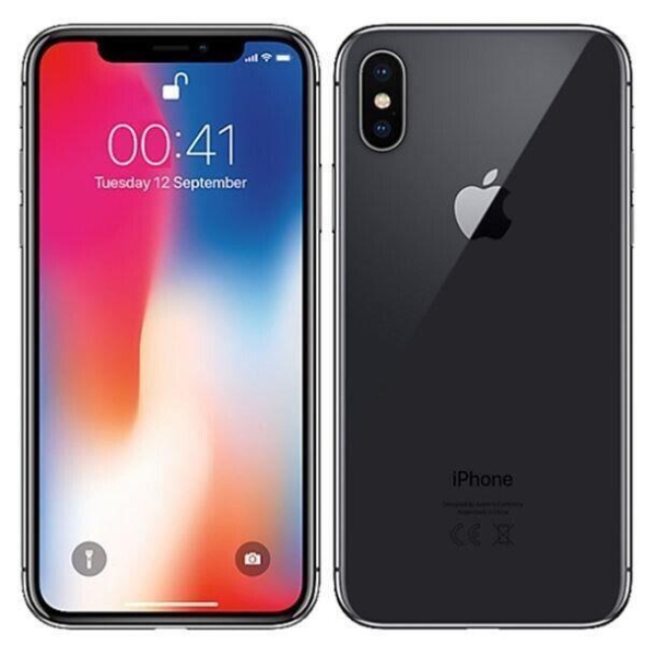 Apple iPhone X 64GB A1901 Grau Unlocked Boxed Komplett Grade A 1 Jahr Garantie