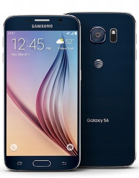 Samsung Galaxy S6 Smartphone SM-G920F – 32GB entsperrt + 4K Kamera schwarz gesprungen*