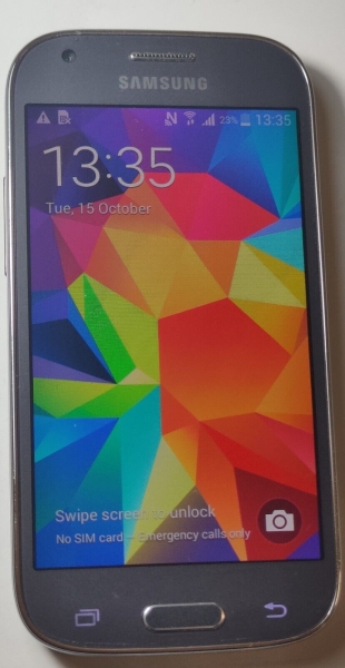 Samsung Galaxy Ace 4 SM-G357FZ grau Smartphone 8GB (entsperrt) funktioniert #718B