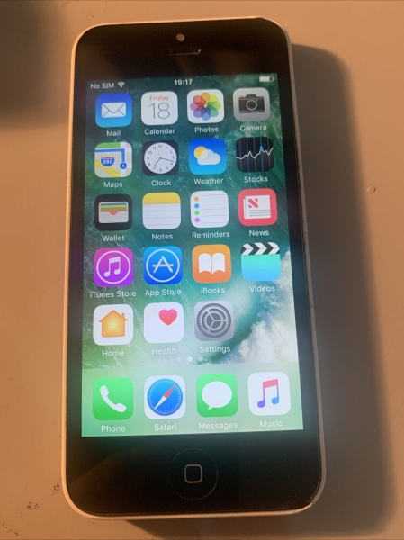 Apple iPhone 5c – 32GB – Weiß (Entsperrt) A1507 (GSM)