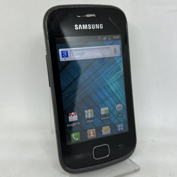 Samsung Gio (GT-S5660) Smartphone in Schwarz (Akzeptabler Zustand & o. Simlock)