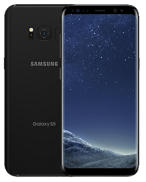 Samsung Galaxy S8 – 64GB – Midnight Black (Entsperrt) – Gesprungenes Glas – Defekt