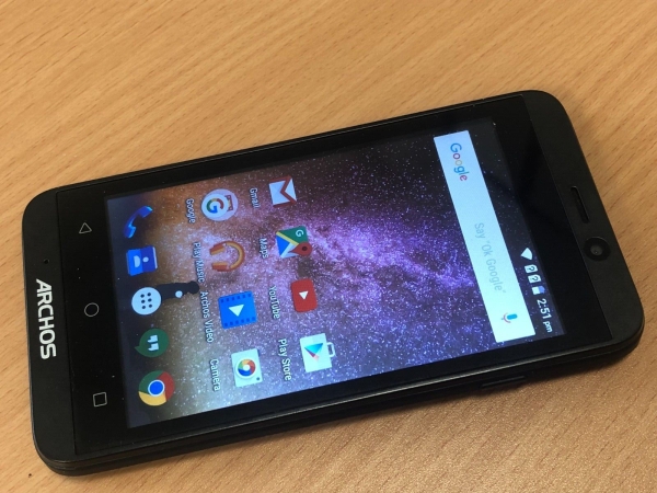 Archos 40 Power – Smartphone schwarz 8 GB (entsperrt) Android 5.1 vollständig getestet