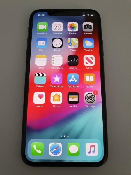 Apple iPhone X (iPhone 10) 256GB GSM Space Grau – Display gesprungen – OVP