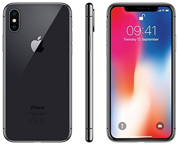 Apple iPhone X 256GB Space Grau Simfrei / Entsperrt Handy – A-Ware