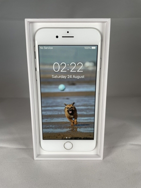 Apple iPhone 8 – 64GB – Silber & Weiß A1905 (GSM) Tadelloser Zustand