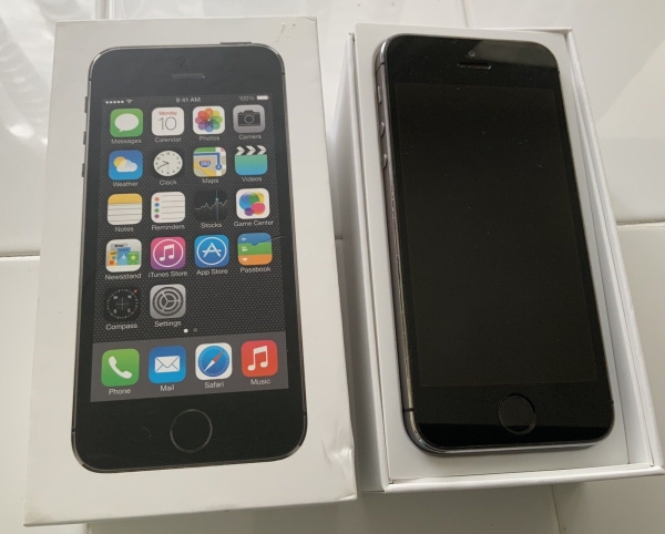 Apple iPhone 5s – 16GB – Space Grau (EE oder O2 Can’t Remember) A1457 Nur Handy