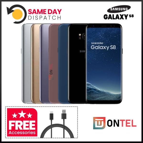 Samsung Galaxy S8 SM-G950F 64GB entsperrt Android Smartphone Farben Klasse A Gut