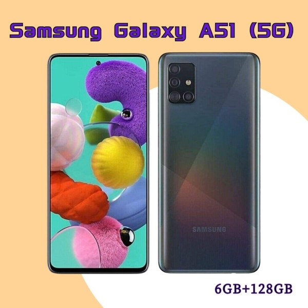 Neu Samsung Galaxy A51 SM-A516U 5G 6GB+128GB entsperrt Smartphone Handys 6,5Zoll