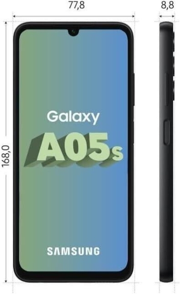 Samsung Galaxy A05s Smartphone 64GB Dual-SIM SM-A057GZKUE(ohne Simlock) Schwarz