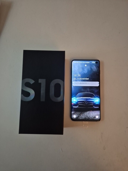 Samsung G973F Galaxy S10DualSim schwarz 128GB LTE Android Smartphone 6,1″ 16 MPX