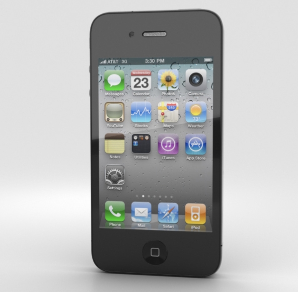 Apple iPhone 4s 8GB, Smartphone – schwarz (entsperrt) braucht neuen Schläger. fmi off