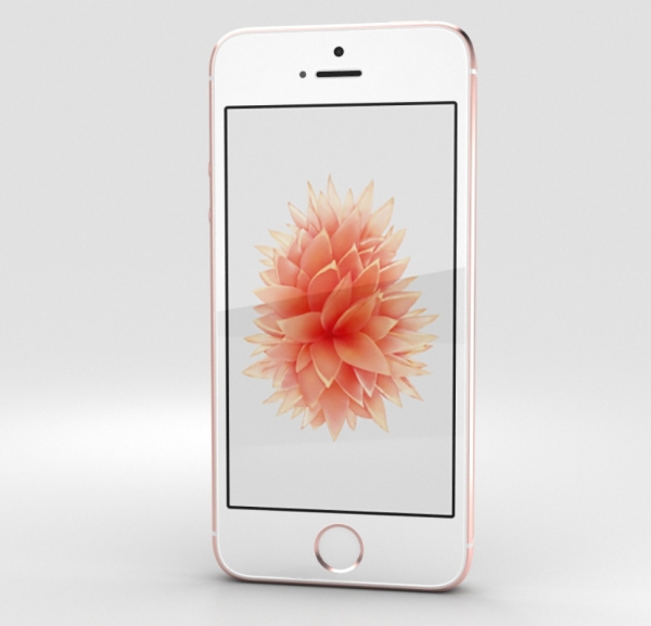 Apple iPhone SE 16GB Roségold O2 komplett abgewischt, defekte Home Taste