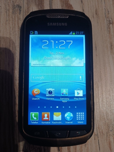 Samsung Galaxy Xcover 2 GT-S7710 – 4GB – Titan Grau (Ohne Simlock) Smartphone