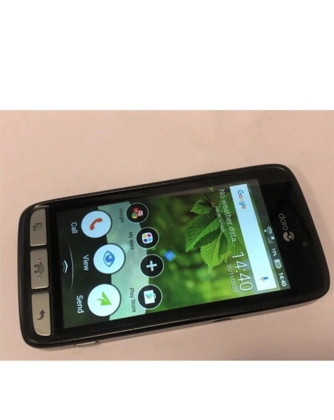 Handy Doro Liberto 825 – schwarz (entsperrt) Android Smartphone voll funktionsfähig