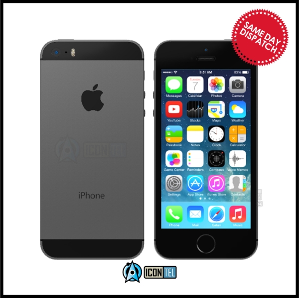 Apple iPhone 5s 16GB GRAU entsperrt SIM-frei 4G LTE Smartphone Klasse B