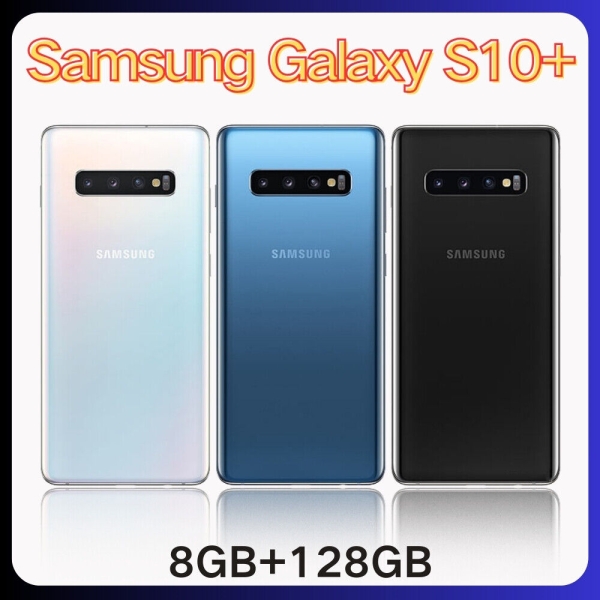 Neu Samsung Galaxy S10+ Plus SM-G975U 128GB Handys Smartphone Factory Unlocked