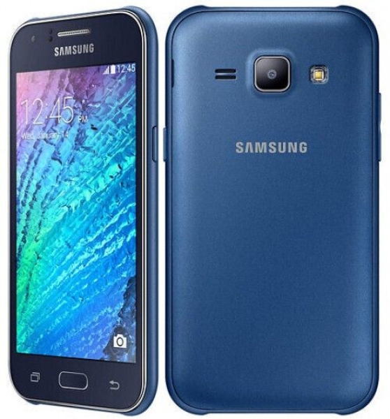 Samsung Galaxy J J1 „sehr gut“ kaum gebraucht Blau (Ohne Simlock) Smartphone