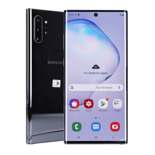 Samsung Galaxy Note 10+ N975F/DS 512GB Aura Black Android Smartphone gut