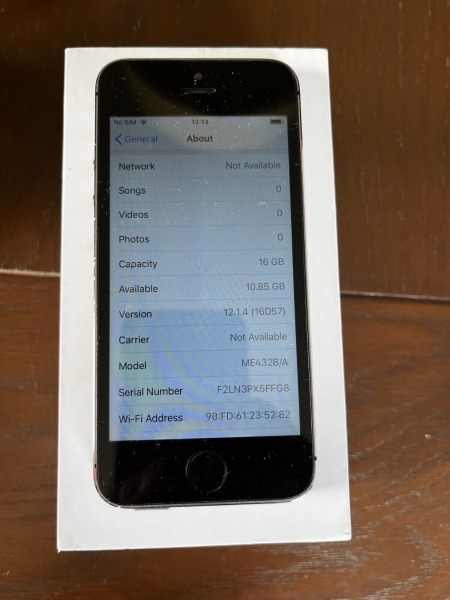 Apple iPhone 5S (ME432B/A) 16GB (entsperrt) GSM Smartphone – Spacegrau