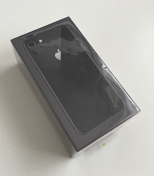 Neu versiegelt Apple iPhone 8 64GB – schwarz – UK Lieferumfang