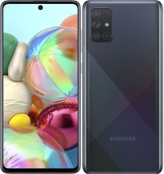 Samsung Galaxy A71 schwarz 128GB – entsperrtes Smartphone – Klasse B