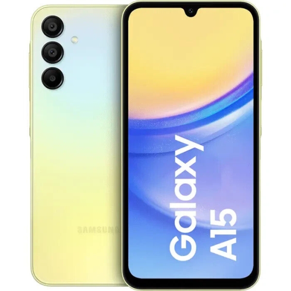 Neu Samsung Galaxy A15 Smartphone 128GB entsperrt 4G Dual Sim gelb