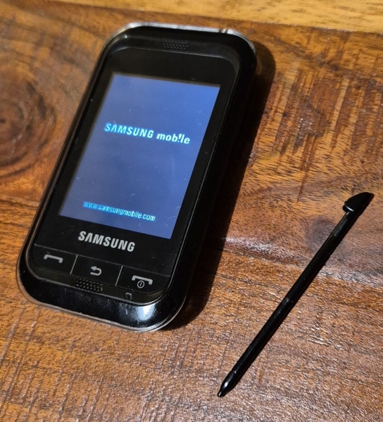 Samsung GT-C3300K, Schwarz Smartphone