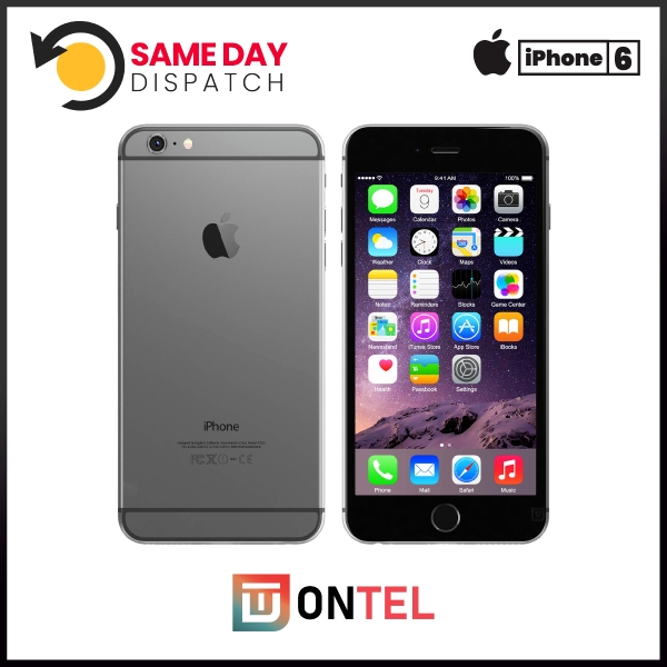 Apple iPhone 6 16GB 4G entsperrt schwarz Farbe – Qualität Top Zustand UK Lagerbestand