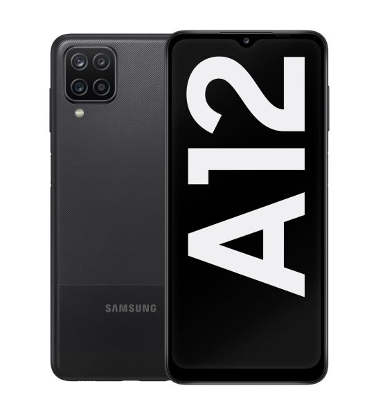 Samsung Galaxy A12 64GB Android Smartphone 4GB DualSim Handy 6,5″ 48 MPX schwarz