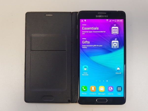 Samsung SM-N910FZKEBTU Galaxy Note 4 32GB Smartphone (entsperrt) – Charcoal Black