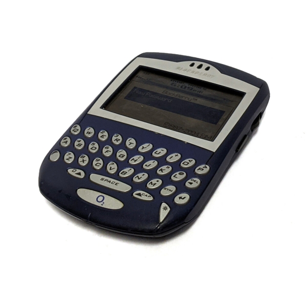 Blackberry RIM 7230 Smartphone QWERTZ Tastatur – Blau (O2 UK gesperrt)