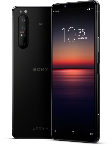 Sony Xperia 1 II schwarz 256 GB 5G LTE Android Smartphone 6,5 Display 12 MPX 4K