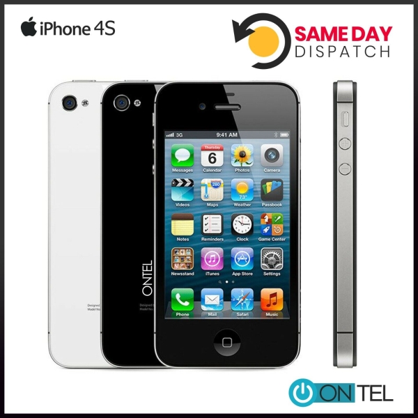 Apple iPhone 4s 8GB 16GB 32GB entsperrt schwarz weiß Smartphone – 12M Garantie