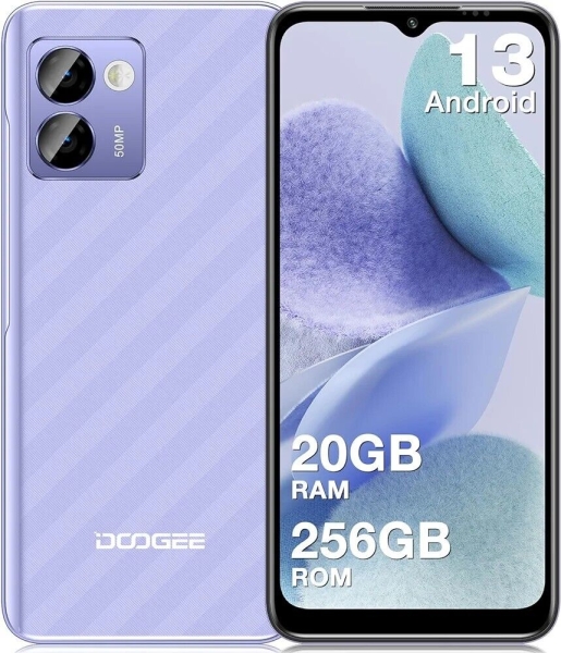 DOOGEE N50 PRO ANDROID 4G SMARTPHONE 20GB + 256GB 1TB TF 6,52″ DUAL SIM NEU UK