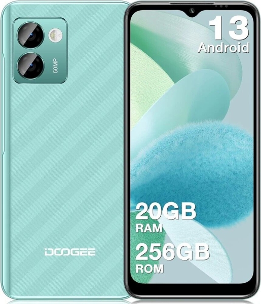 DOOGEE N50 PRO ANDROID 4G SMARTPHONE 20GB + 256GB 1TB TF 6,52″ DUAL SIM NEU UK