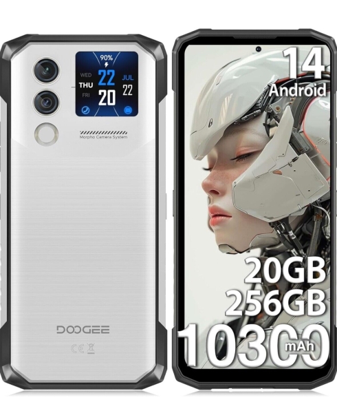 DOOGEE BLADE 10 MAX RUGGED SMARTPHONE (6,6” HD, 20GB. RAM, 256GB SPEICHER, 50MP)