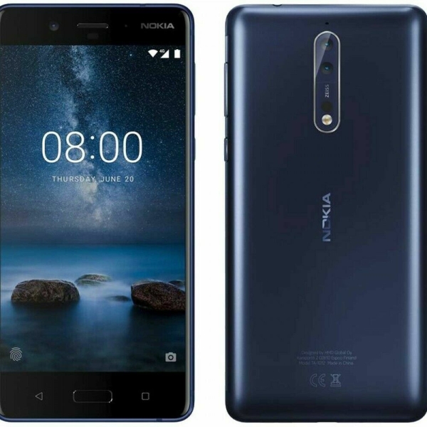 Nokia 8 – 64GB – Tempered Blue (entsperrt) Smartphone – Klasse A