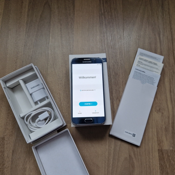 Samsung Galaxy S6 – 32GB – Black Sapphire (Ohne Simlock) Smartphone SM-G920F