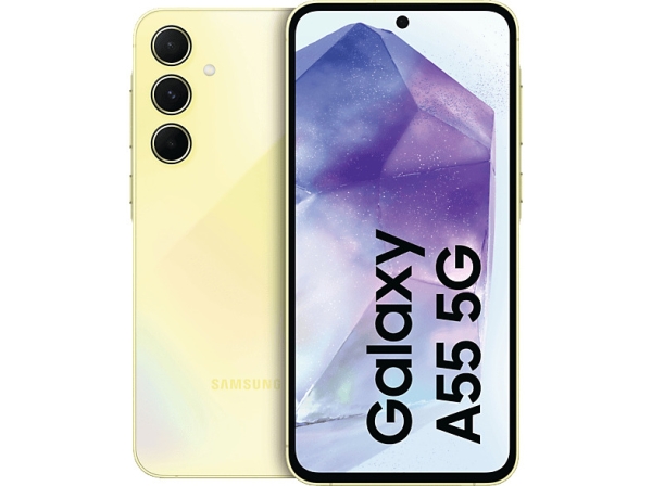 SAMSUNG Galaxy A55 5G 128 GB Awesome Lemon Dual Smartphone Handy