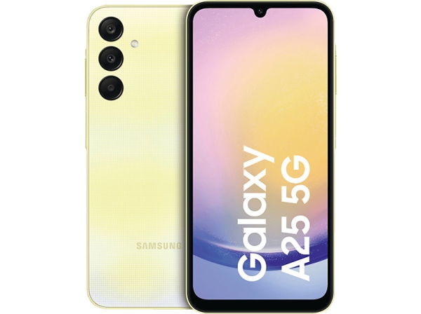 SAMSUNG Galaxy A25 5G 128 GB Yellow Dual SIM Smartphone Handy