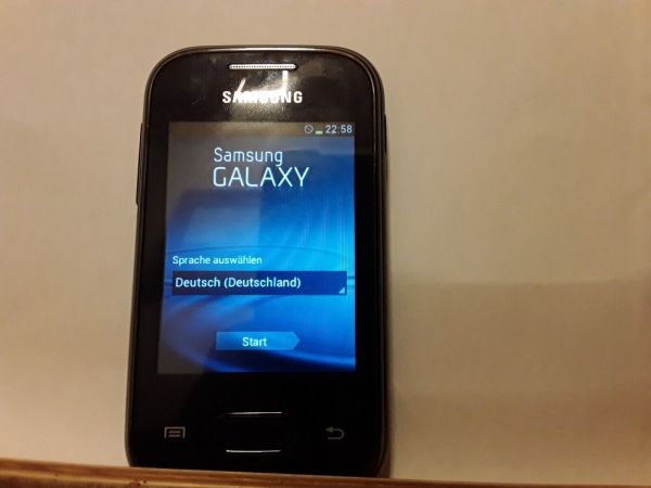 Handy Samsung  Galaxy GT S5301 schwarz (Ohne Simlock) Smartphone