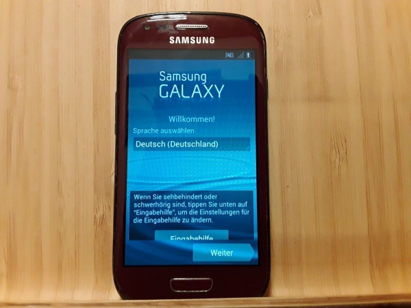 Handy Samsung Galaxy S3 mini GT I8190 schwarz ohne Simlock Smartphone