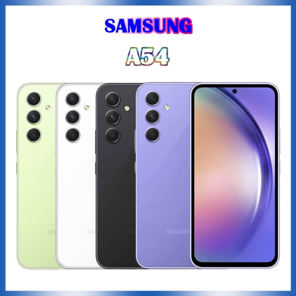 Versiegelt Handys Samsung Galaxy A54 5G A546U 128GB Ohne Vertrag Smartphone 6.4″