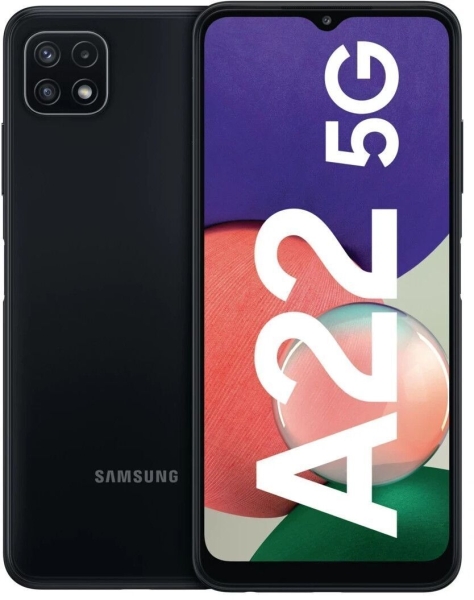 SAMSUNG Galaxy A22 5G 128GB Schwarz – Gut – Smartphone