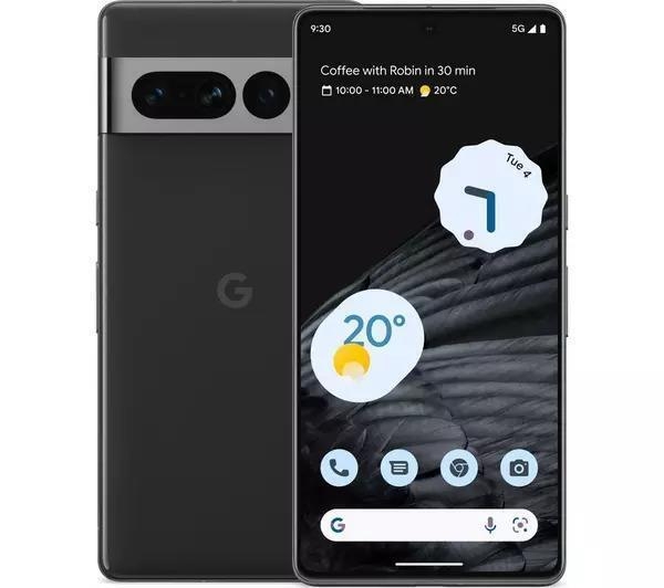 Google Pixel 7 Pro 256GB schwarz entsperrt SIM-frei Android Handy Smartphone A