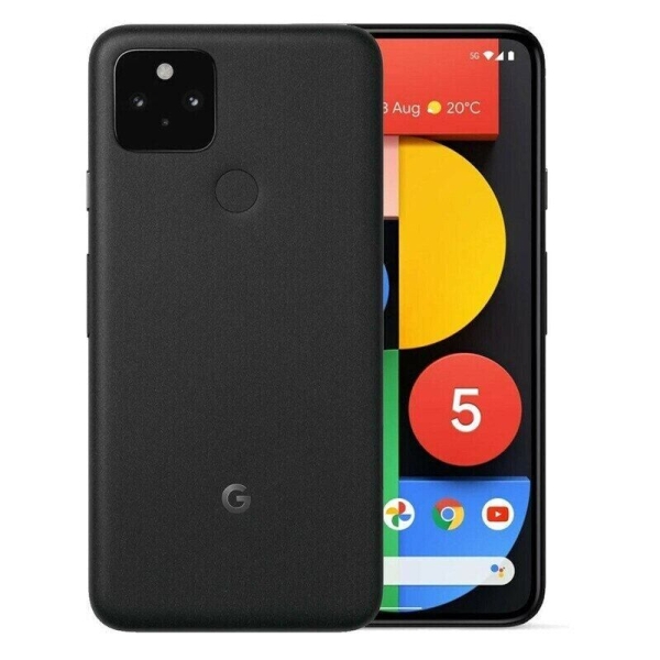 Neuzustand Google Pixel 5 5g 128GB entsperrt Smartphone Just Black Farbe A+++