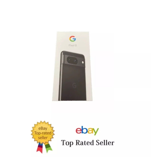 NEU Google Pixel 8 5G 128GB Smartphone Dual SIM-frei 8GB RAM entsperrt Obsidian