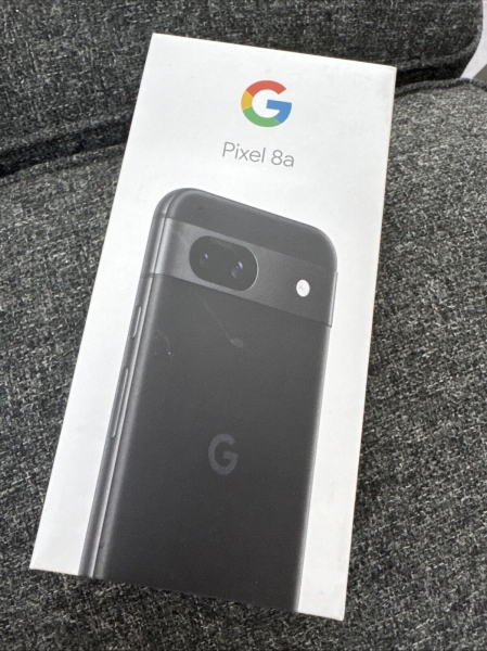 NEU Google Pixel 8a 5G Smartphone 128GB 8GB RAM Dual-SIM-frei entsperrt Obsidian