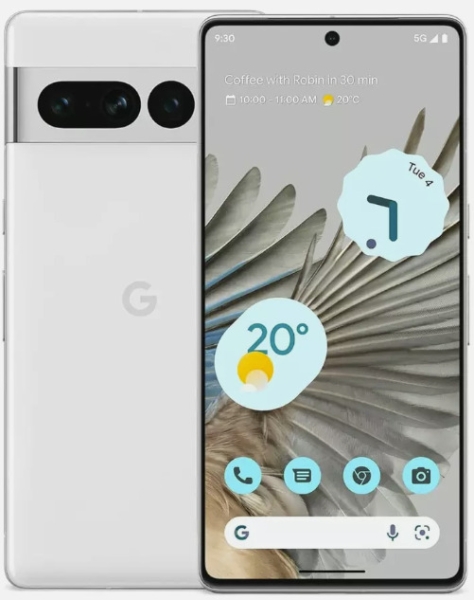 Google Pixel 7 Pro – 256 GB – Smartphone weiß (entsperrt)